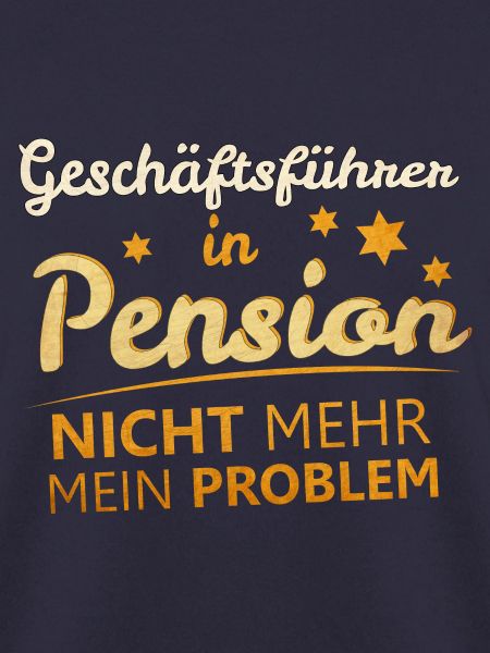 Geschäftsführer in Pension