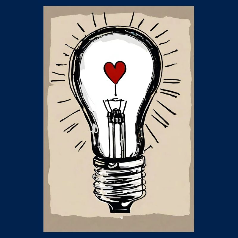 Poster "Amour Éclairé Tee"