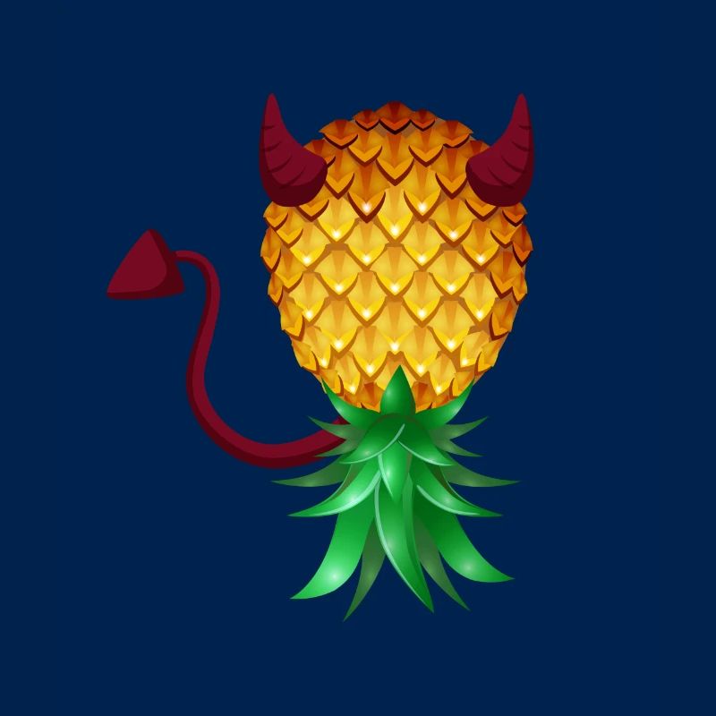 Swinger Upside Down Bad Pineapple Devil Horn