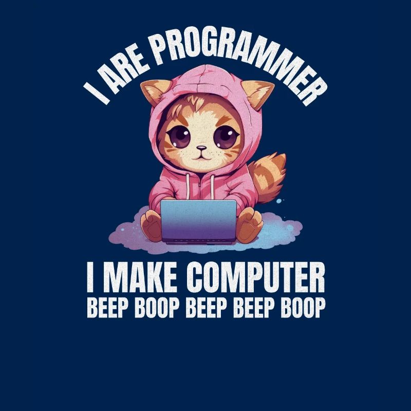 Ich bin Programmierer. Ich mache Computer Beep