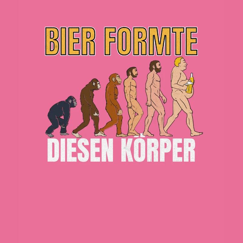 Bier formte diesen Körper Evolution Biertrinker