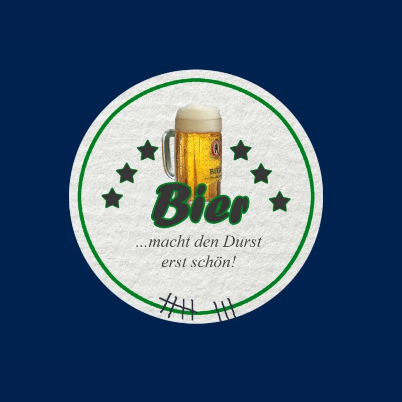 Bierdeckel schöner Durst