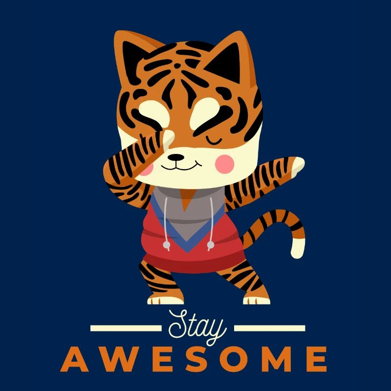 Süßer Tiger Dab