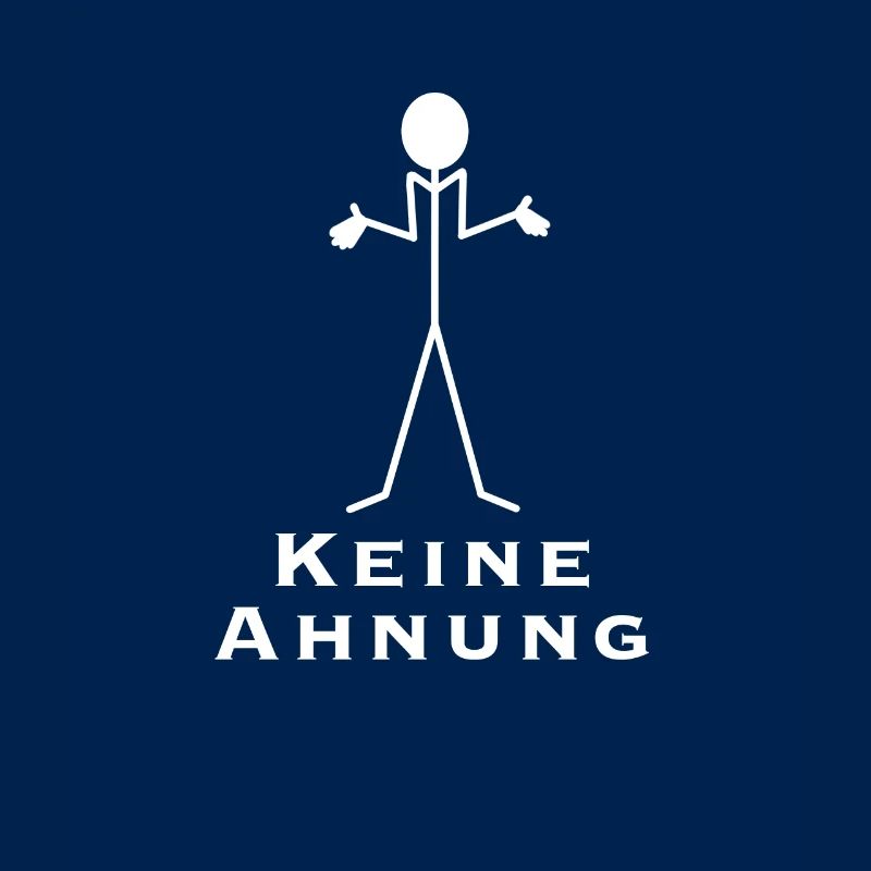 Strichmännchen Keine Ahnung