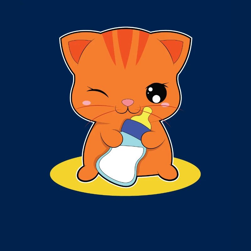Chat lait chat bébé