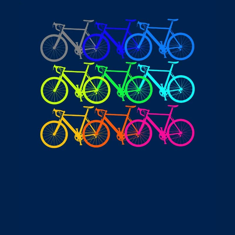 Fahrrad design bunt