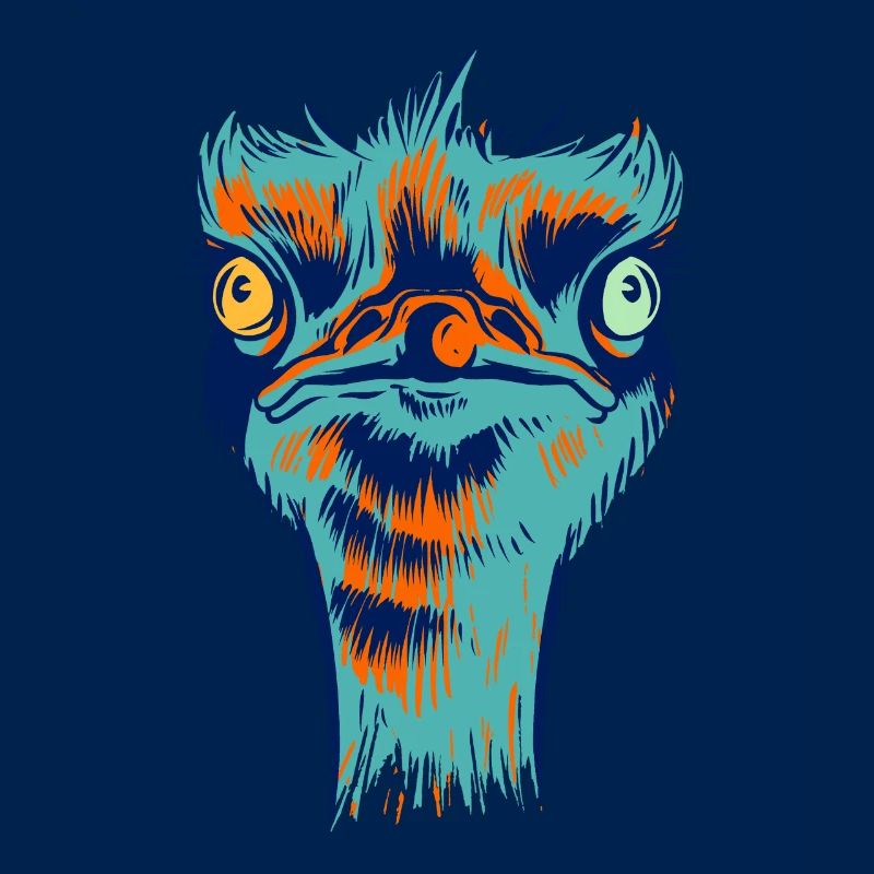 Cute Ostrich