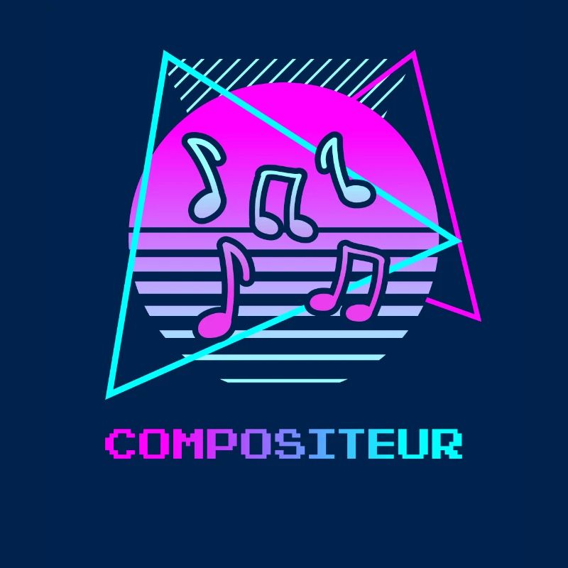 Retro Compositeur Composition Musicale