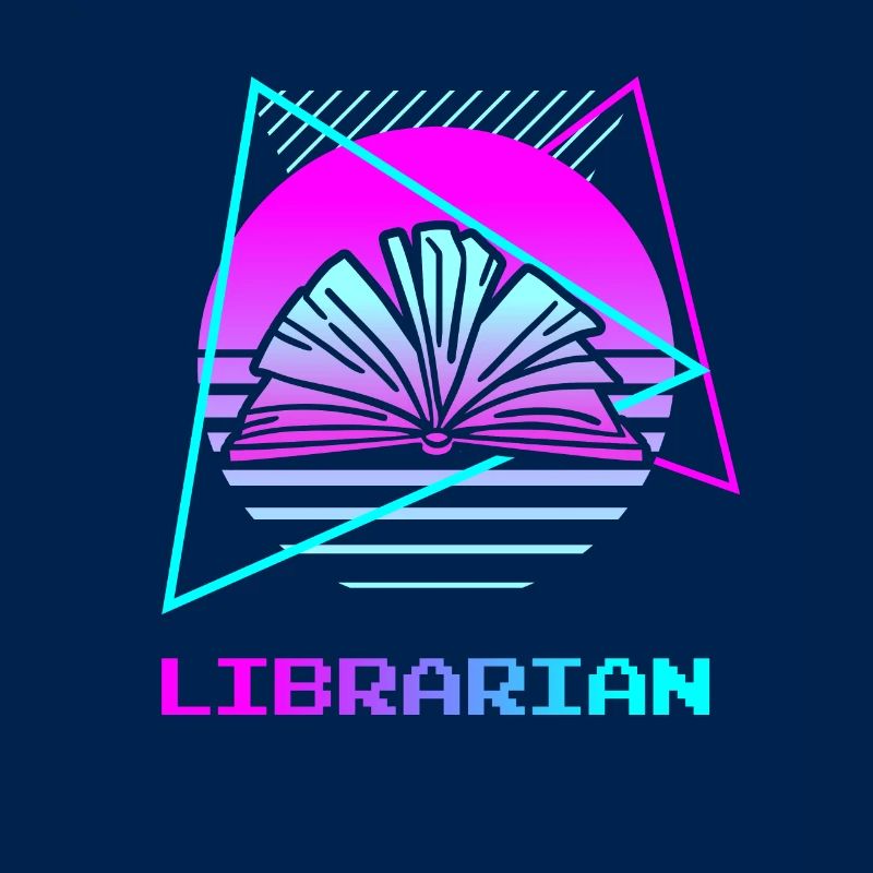 Retro Bibliothekar Buchbibliothek