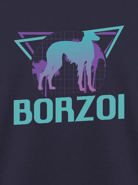Retro Barsoi-Hundeliebhaber