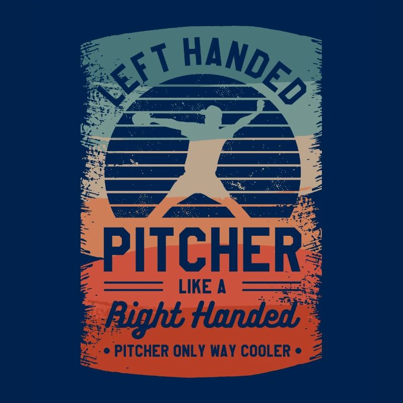 Linkshänder Pitcher wie ein Rechtshänder Pitcher