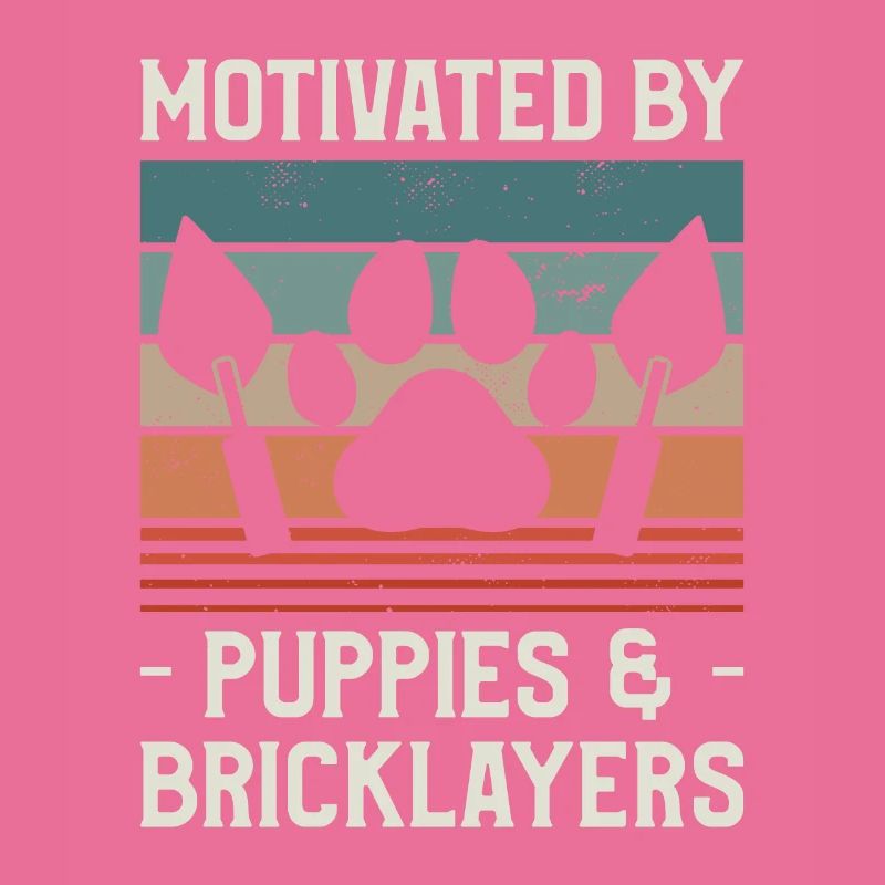 Motivé par les chiots et les maçons maçons