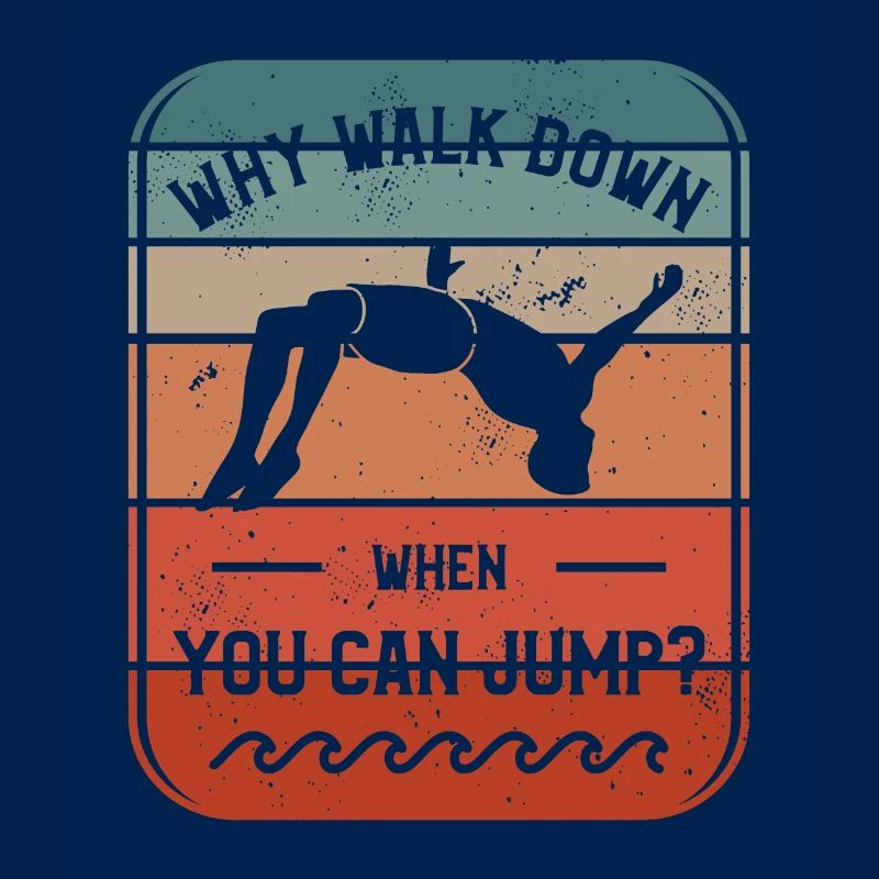 Why Walk Down When You Can Jump Cliff Diving