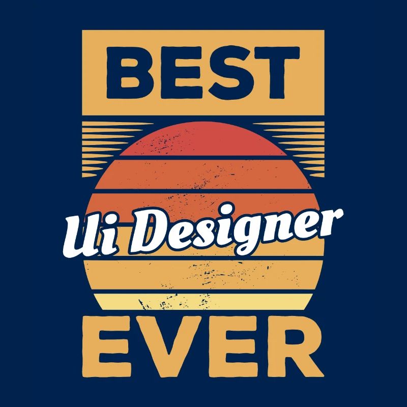 Vintage Best UI Designer Ever User Interface
