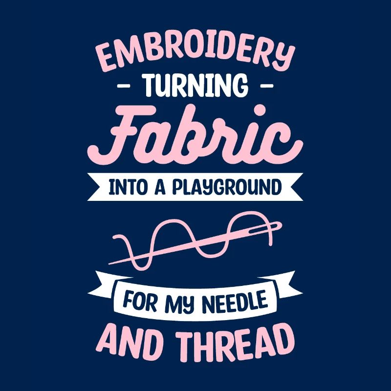 La broderie transforme le tissu en terrain de jeu pour moi