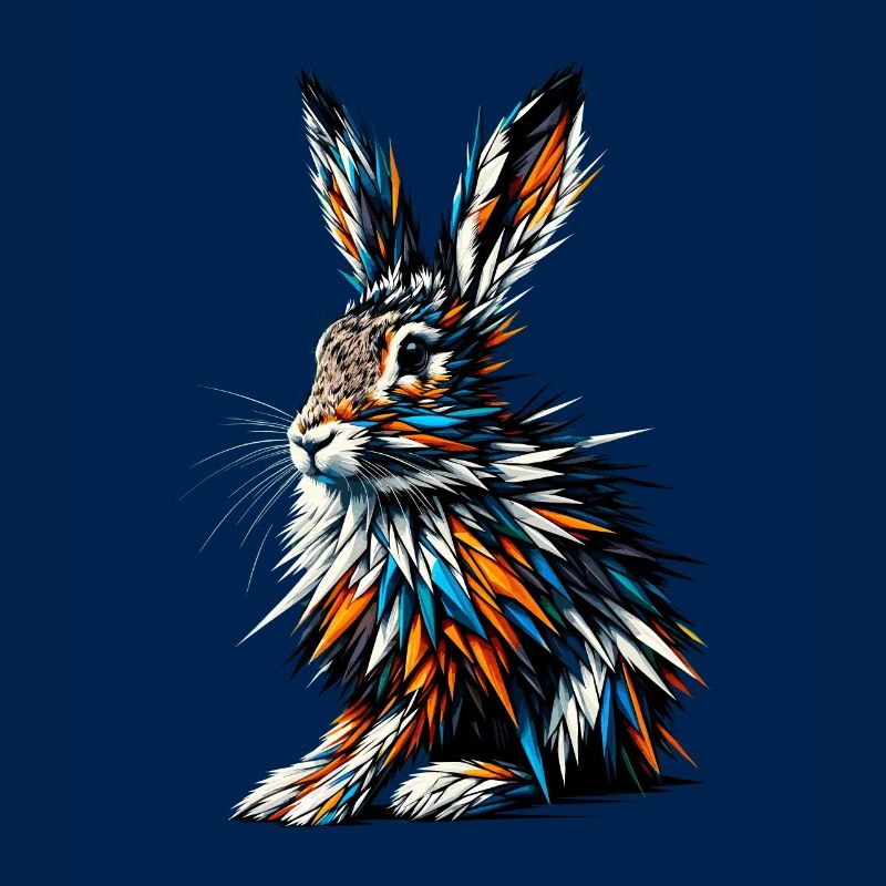 Polygon Art Jackrabbit Jackrabbits