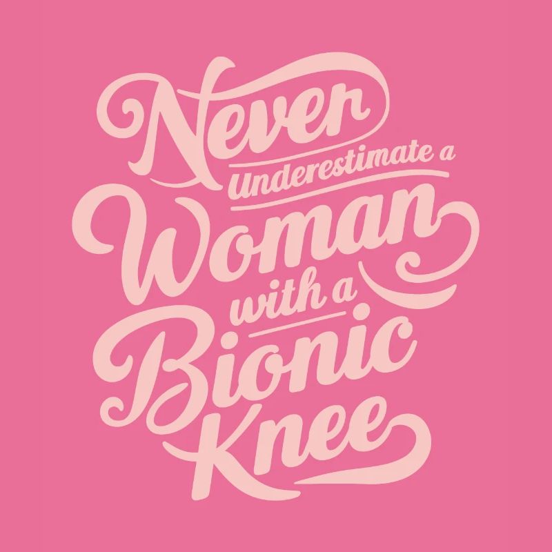 Femme Bionic Chirurgie De Remplacement Du Genou Joint