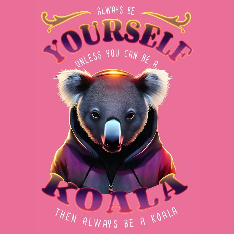 Sei immer du selbst - Koala - Spruch