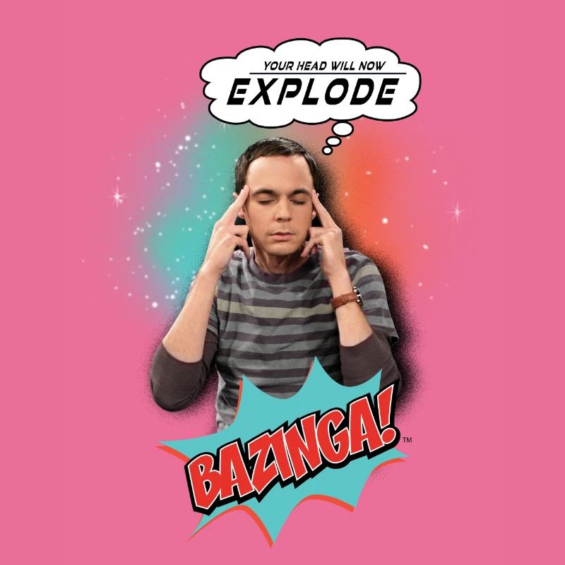Dame T-shirt Sheldon Explode