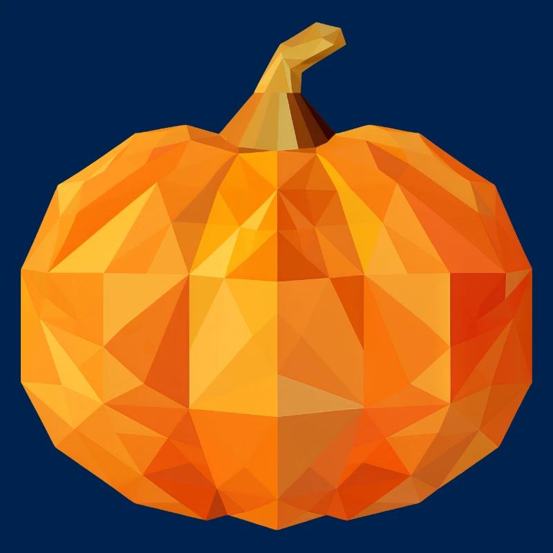 Courge d’automne polygonale : beauté géométrique de l’automne