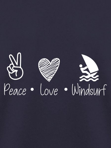 Frieden Liebe Windsurfen