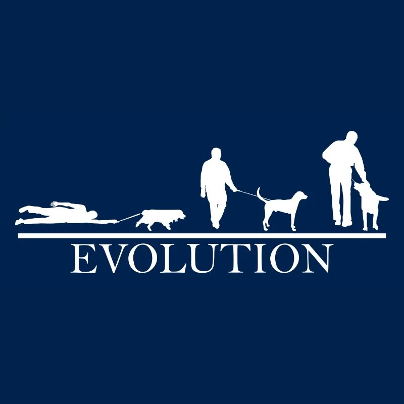 Evolution Gassi gehen Hund
