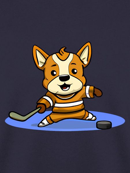 Hund Hockeyspieler