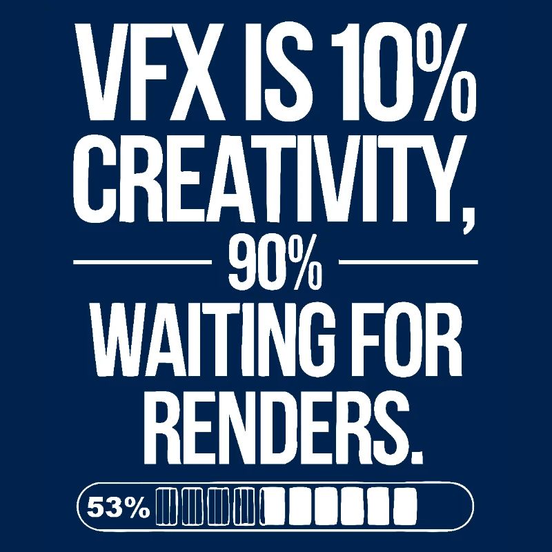 VFX, c’est 10% de créativité et 90% d’attente de rendu