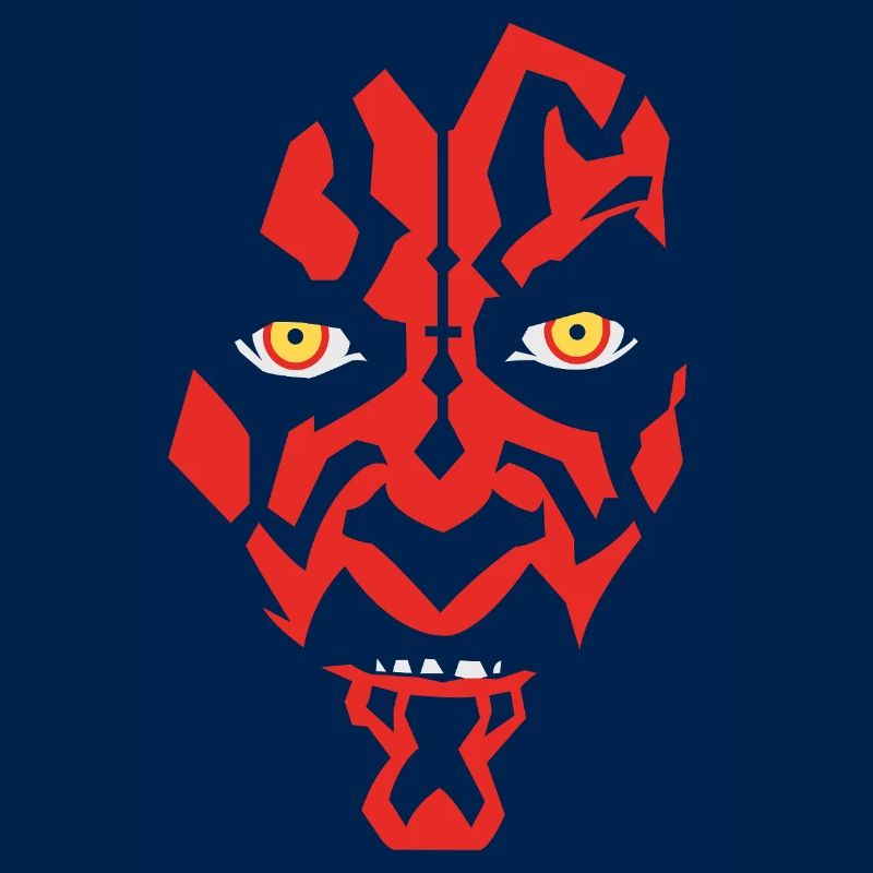 Star Wars Rotes Sith-Gesicht
