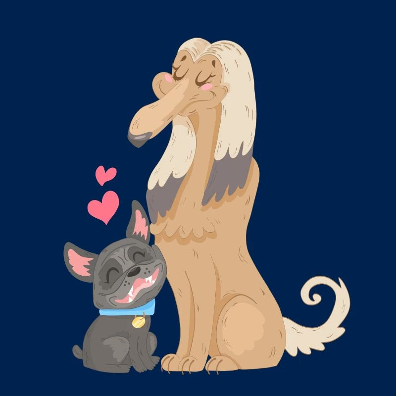 Liebe zwischen Hunden