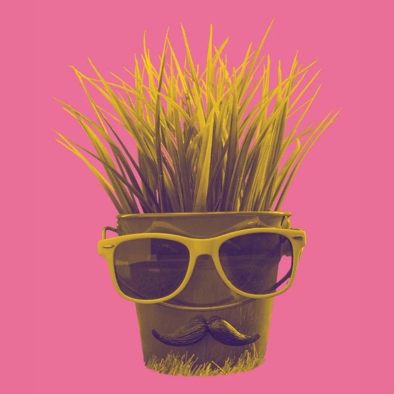 "Hipster mit Kräutern"