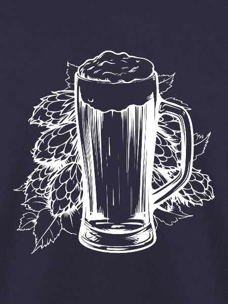 Hopfen Malz Bier Bierglas