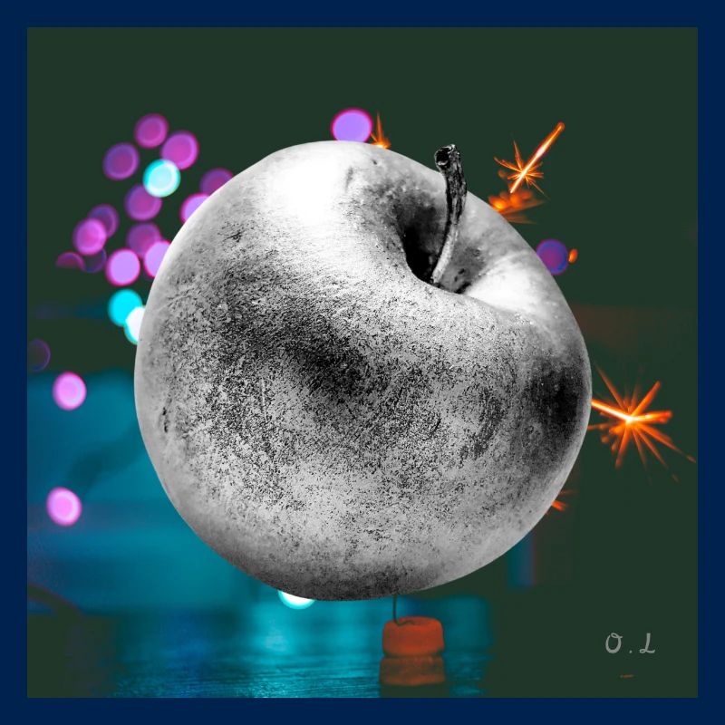 Silber Apfel 0038