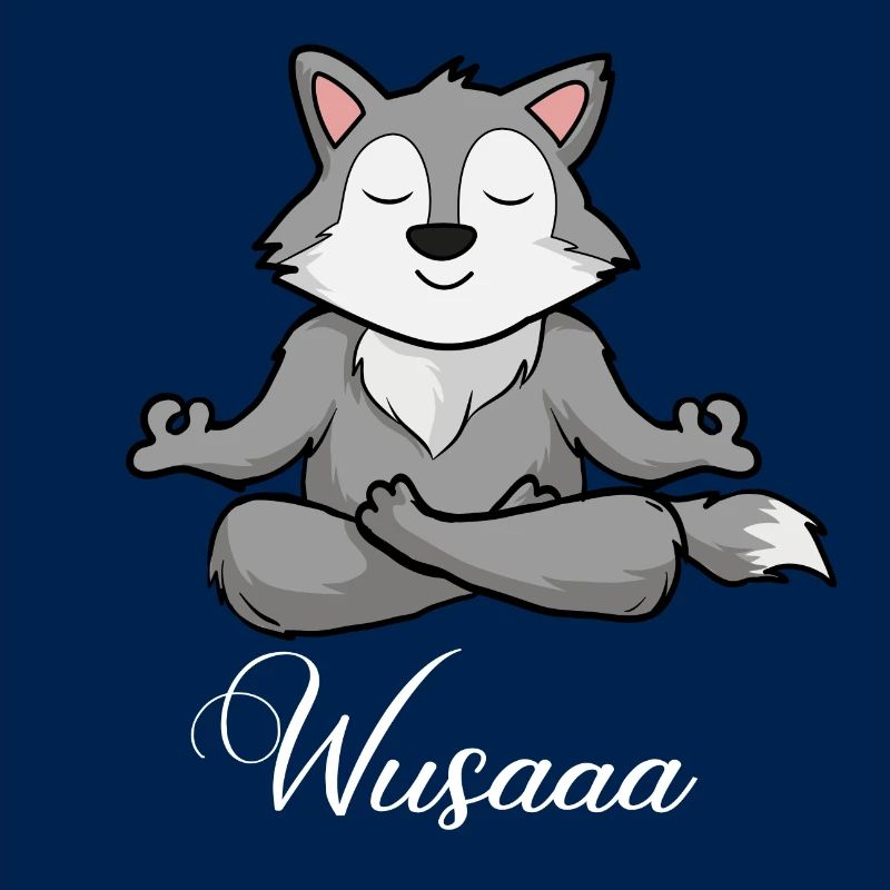Wolf Auszeit Durchatmen Wusaaa