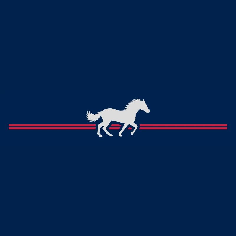 Cheval de course Stripe Line