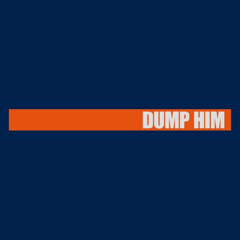 dump him Zitat Logo
