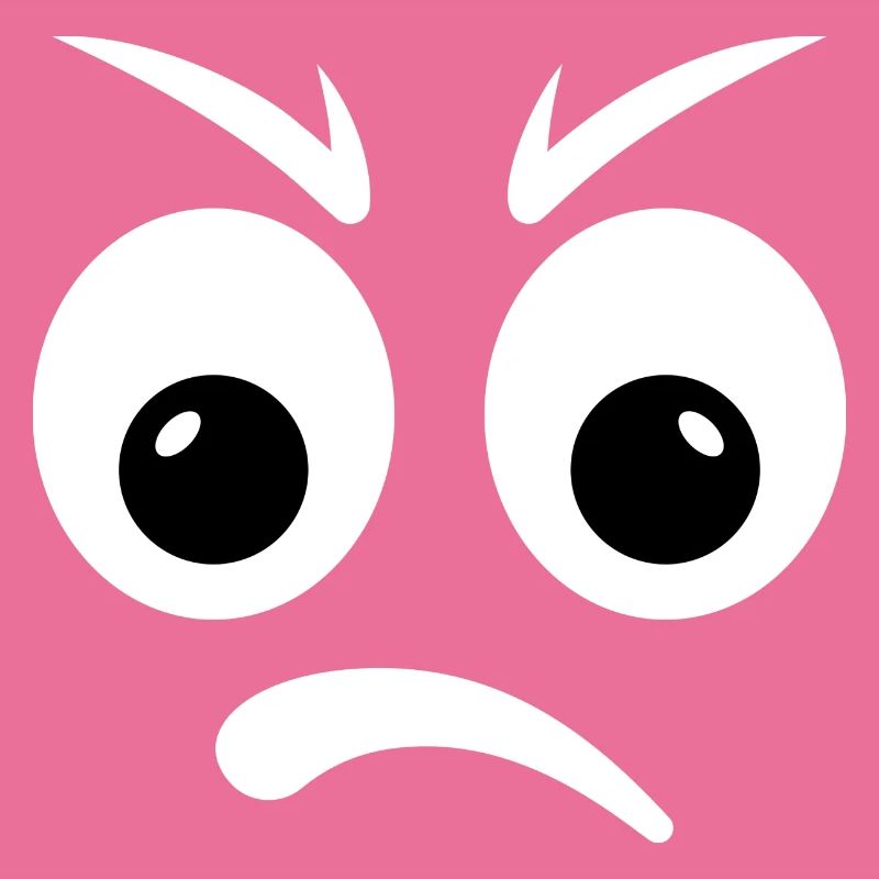wütender Emoticon!