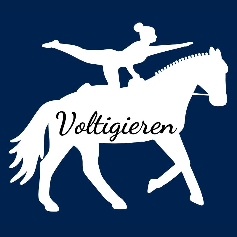 Cheval blanc avec sauteur - cheval de saut