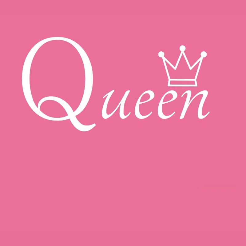 Queen Crown Design White