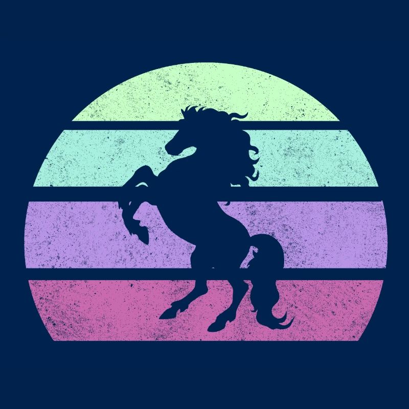 Pferd Retro