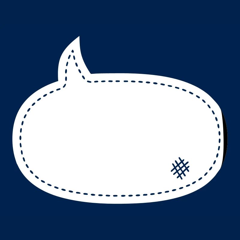 speech balloon patch