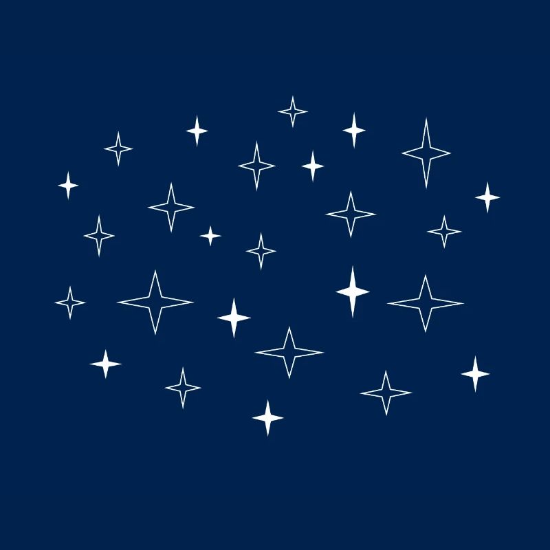 Étoiles blanches