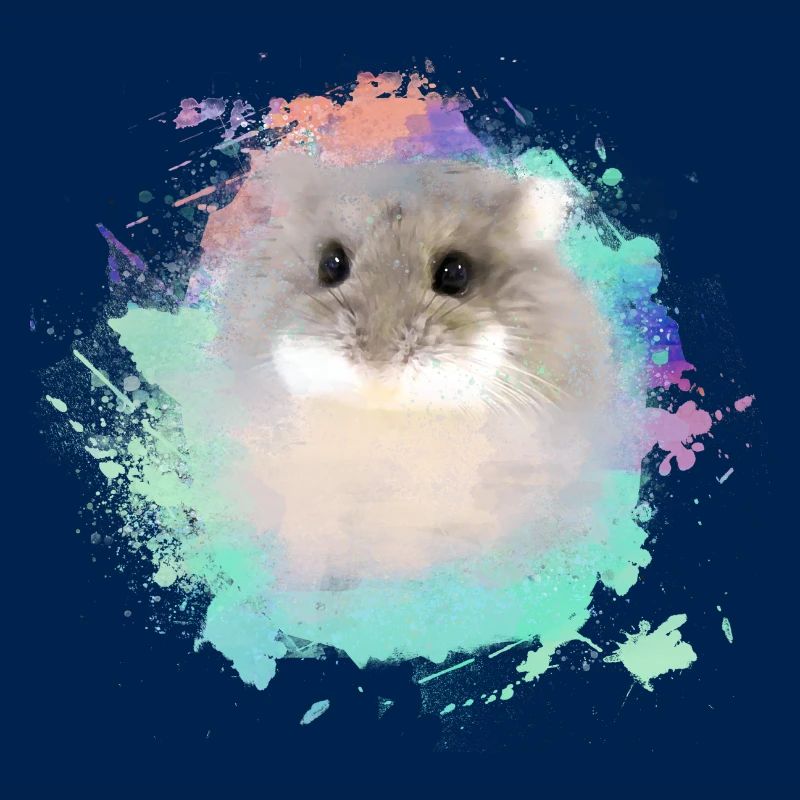 zwerghamster,hamster,bunt,graffiti,malerei,mint