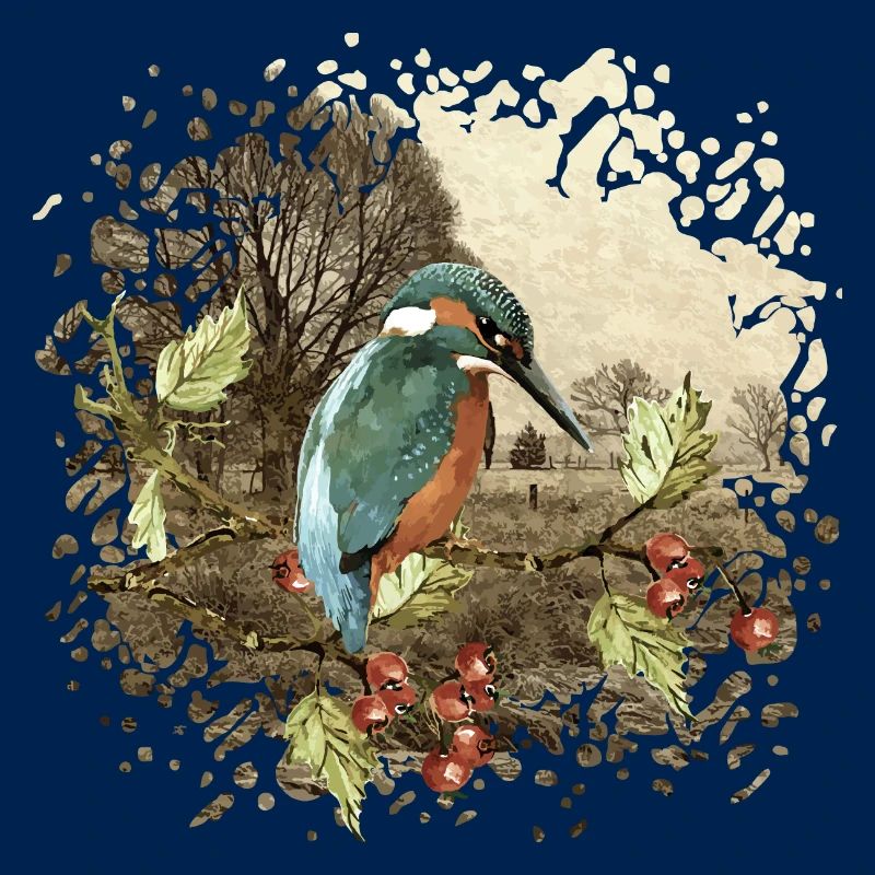 Bunter Vogel