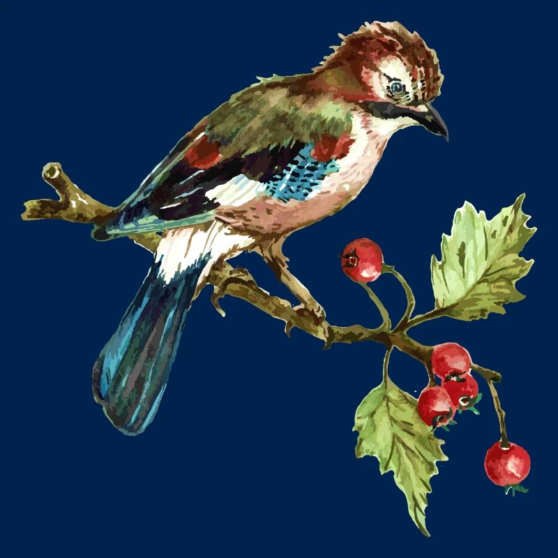Bunter Vogel