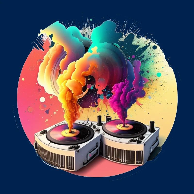 Plattenspieler DJ Magic Smoke