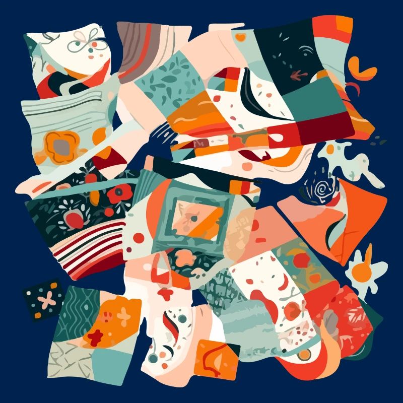 Fabric patchwork