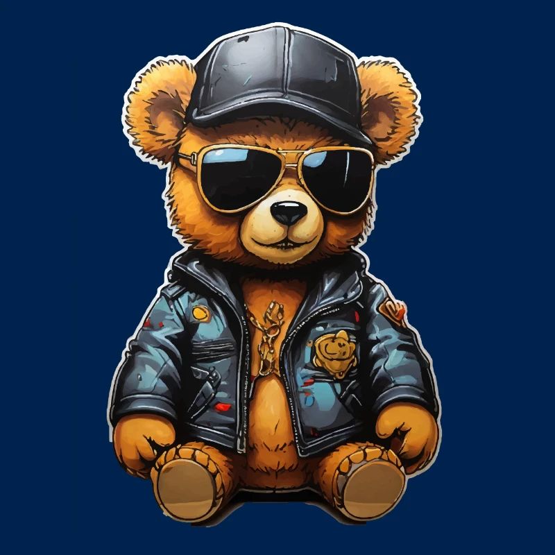 Teddybär Rapper Ganster