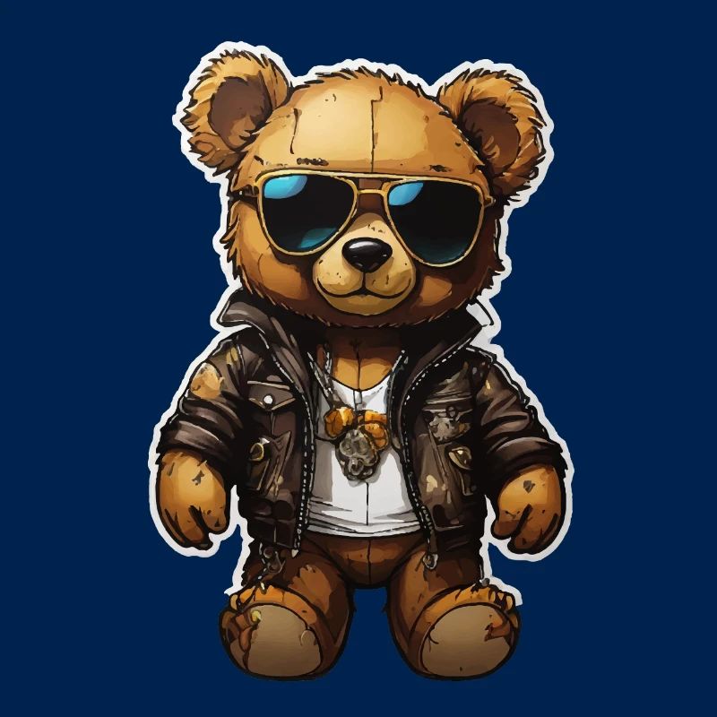 Teddybär Rapper Ganster