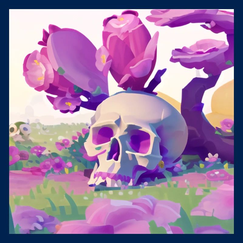 Skull in Paradise